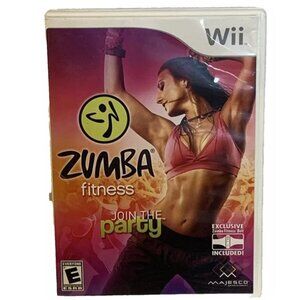 Zumba Fitness (Nintendo Wii, 2010) Exercise Party Dance Rated E Majesco NO Belt